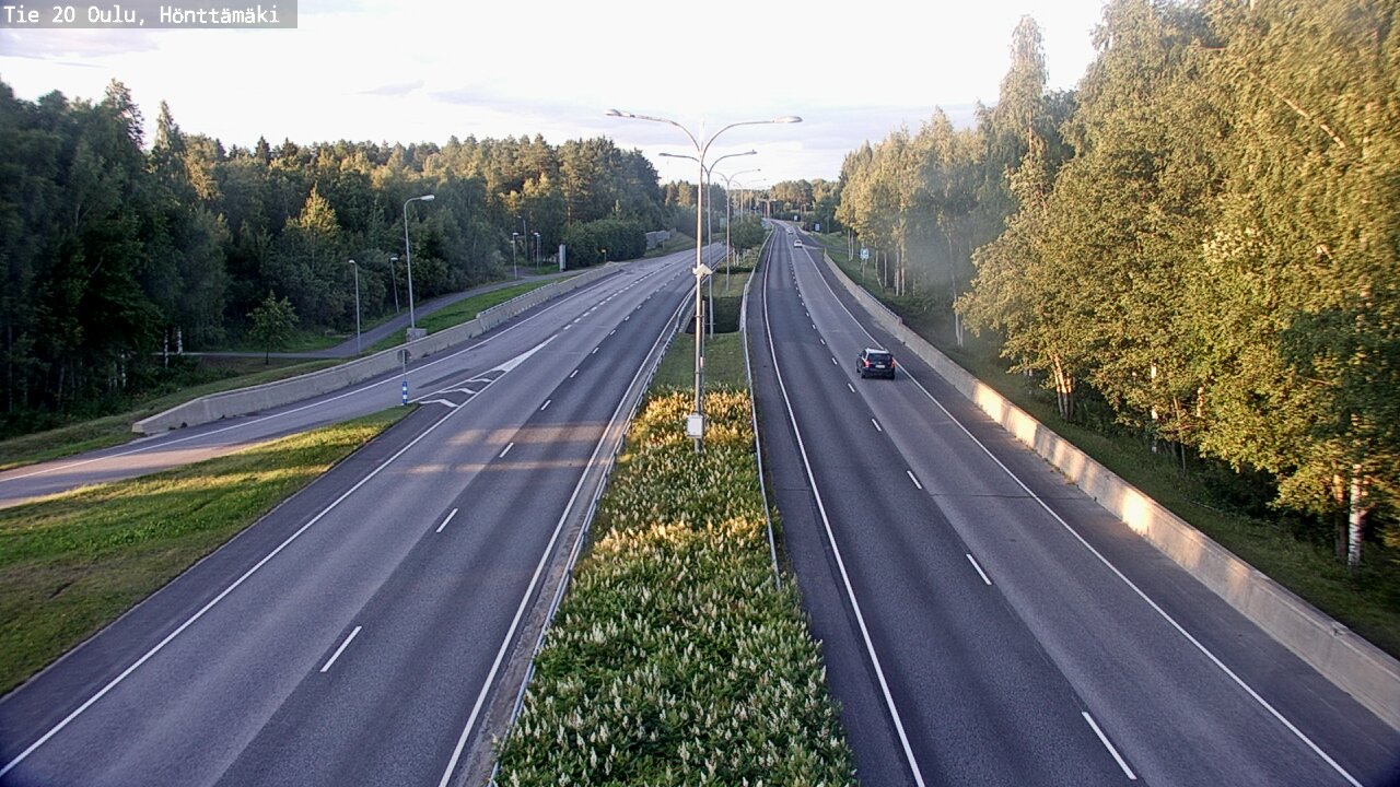 Kelikamerat Kuva Tie 20 Oulu, Hönttämäki, Oulu, Pohjois-Pohjanmaa