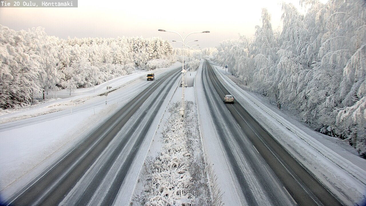 Weather Camera Image Road 20 Oulu, Hönttämäki, Oulu, Pohjois-Pohjanmaa