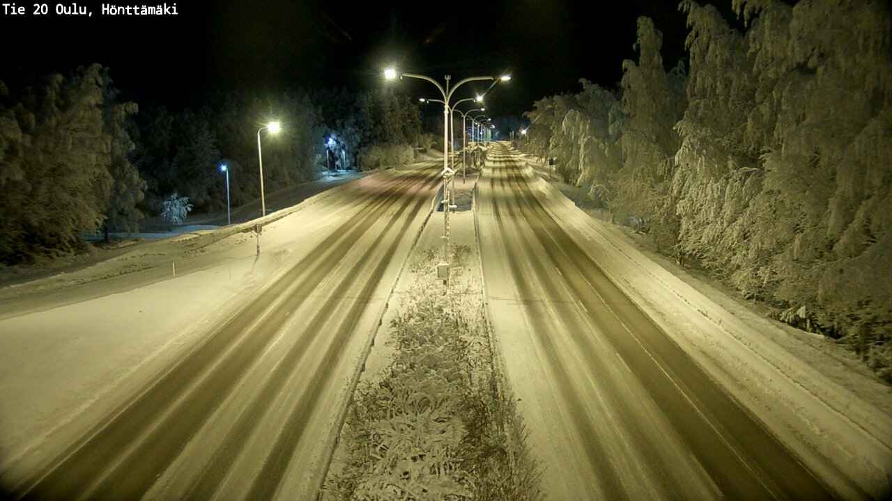 Kelikamerat Kuva Tie 20 Oulu, Hönttämäki, Oulu, Pohjois-Pohjanmaa