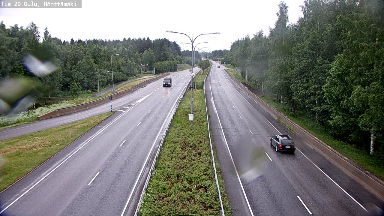 Weather Camera Image Road 20 Oulu, Hönttämäki, Oulu, Pohjois-Pohjanmaa