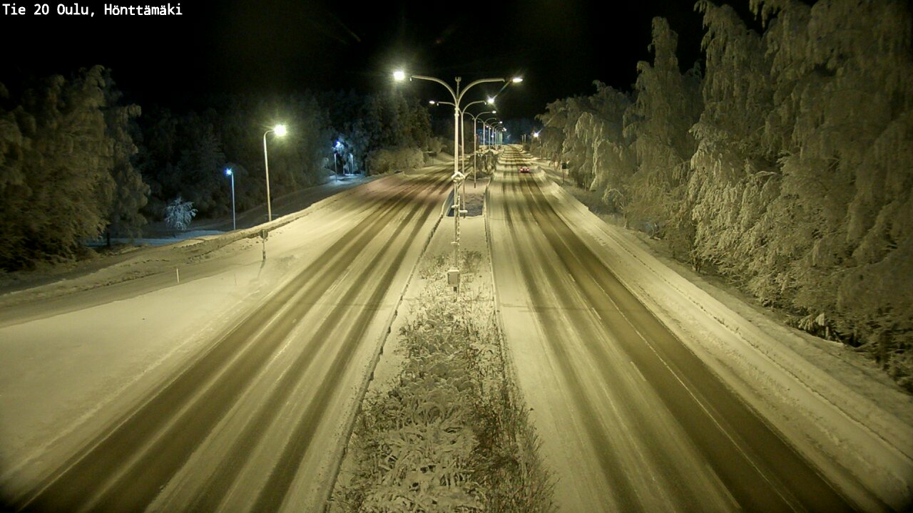 Kelikamerat Kuva Tie 20 Oulu, Hönttämäki, Oulu, Pohjois-Pohjanmaa