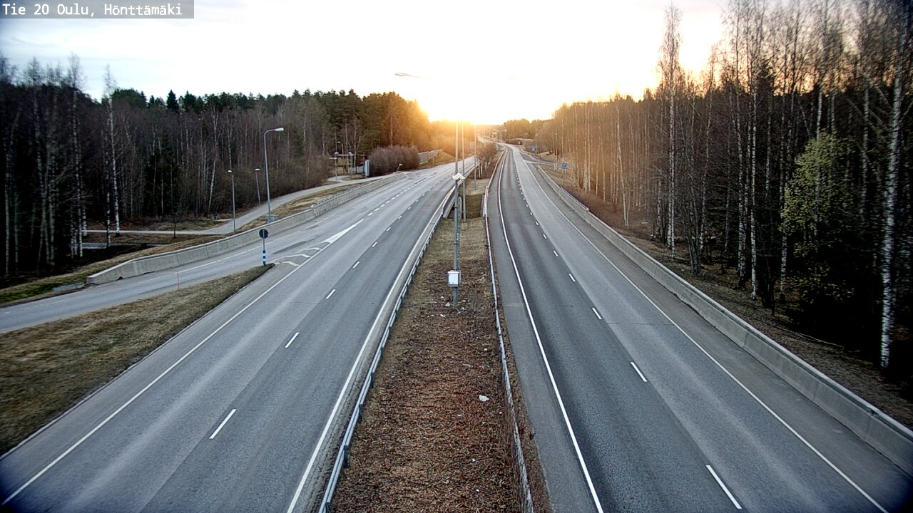 Kelikamerat Kuva Tie 20 Oulu, Hönttämäki, Oulu, Pohjois-Pohjanmaa