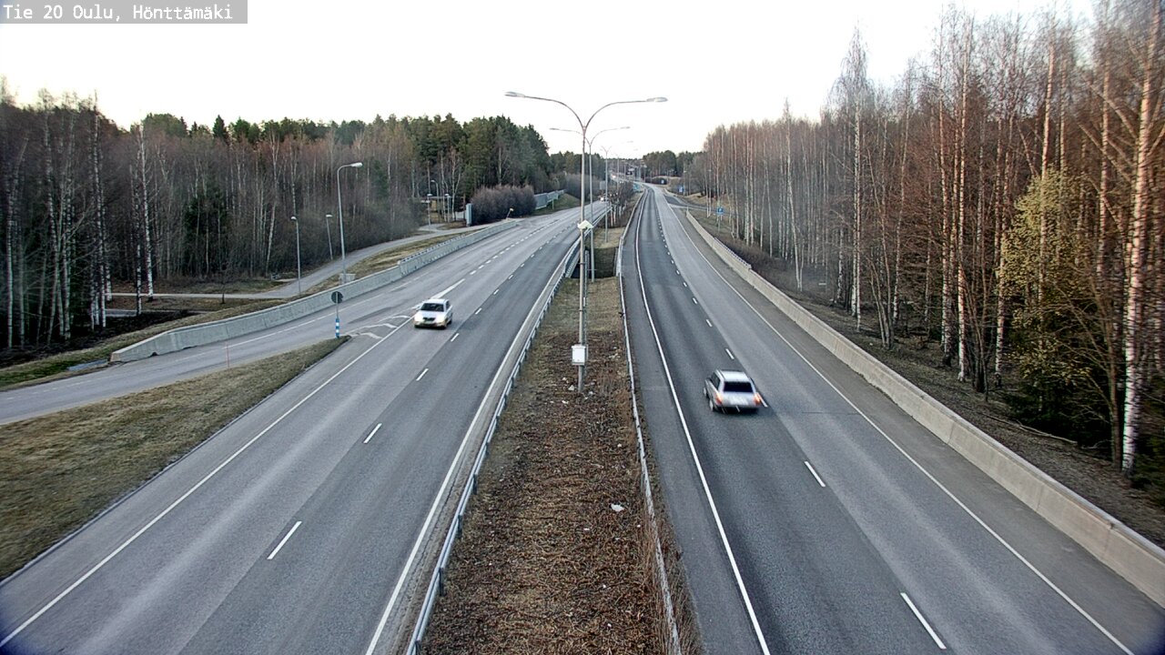 Weather Camera Image Road 20 Oulu, Hönttämäki, Oulu, Pohjois-Pohjanmaa