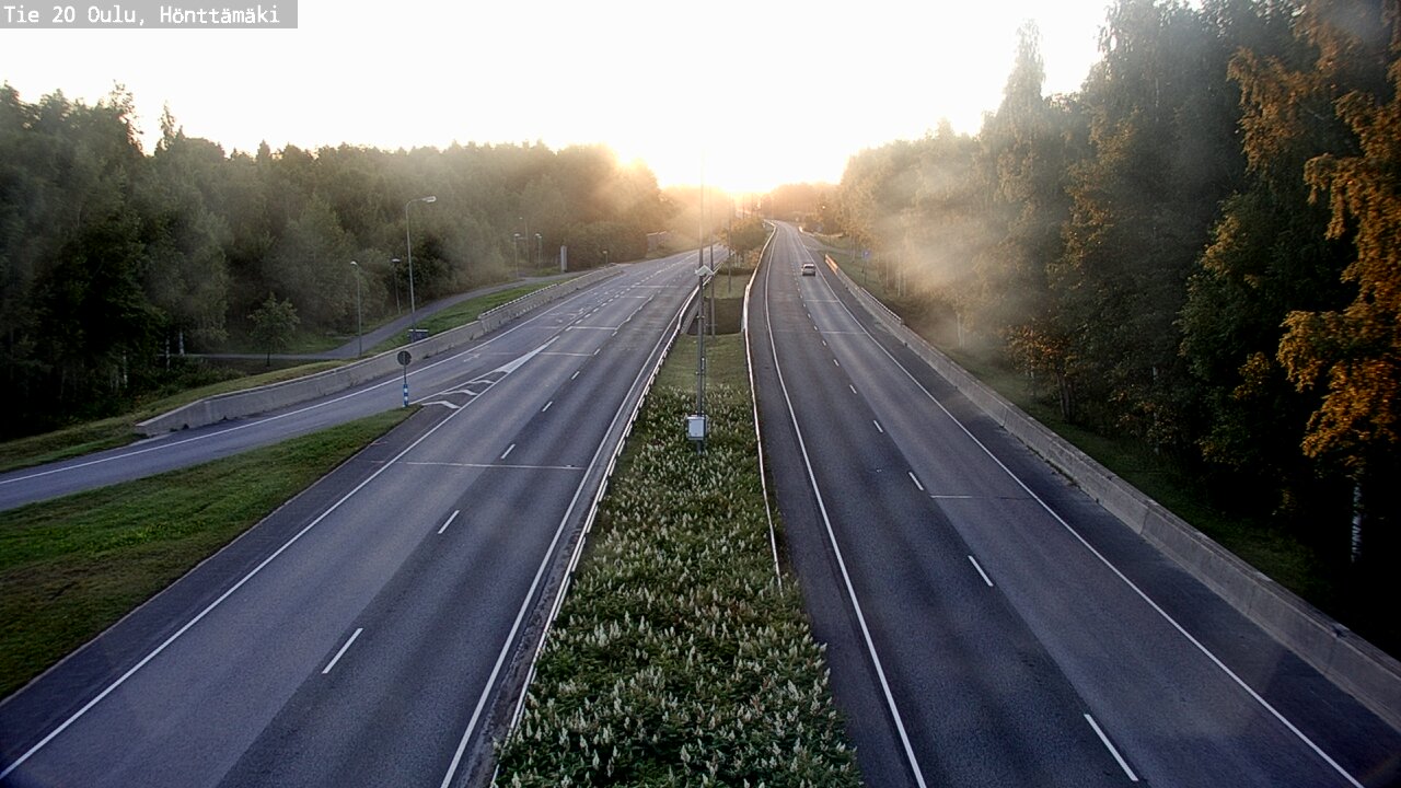 Kelikamerat Kuva Tie 20 Oulu, Hönttämäki, Oulu, Pohjois-Pohjanmaa