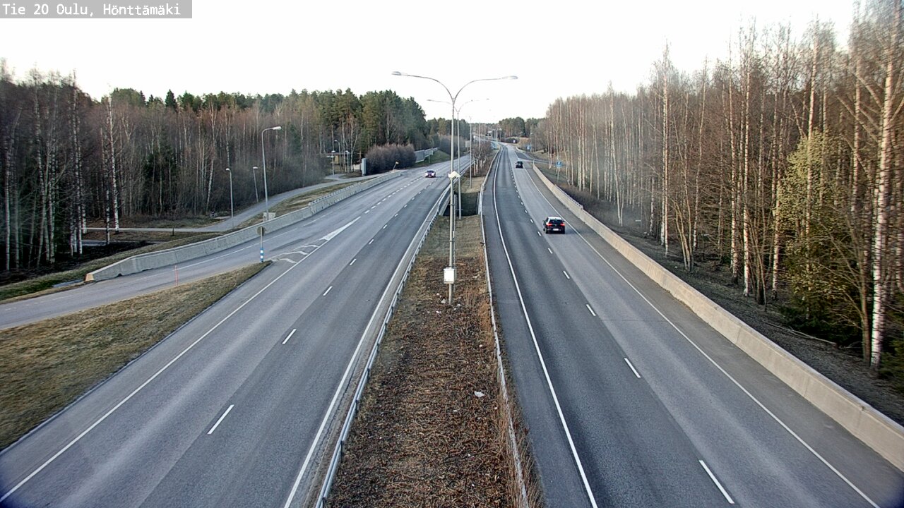 Weather Camera Image Road 20 Oulu, Hönttämäki, Oulu, Pohjois-Pohjanmaa