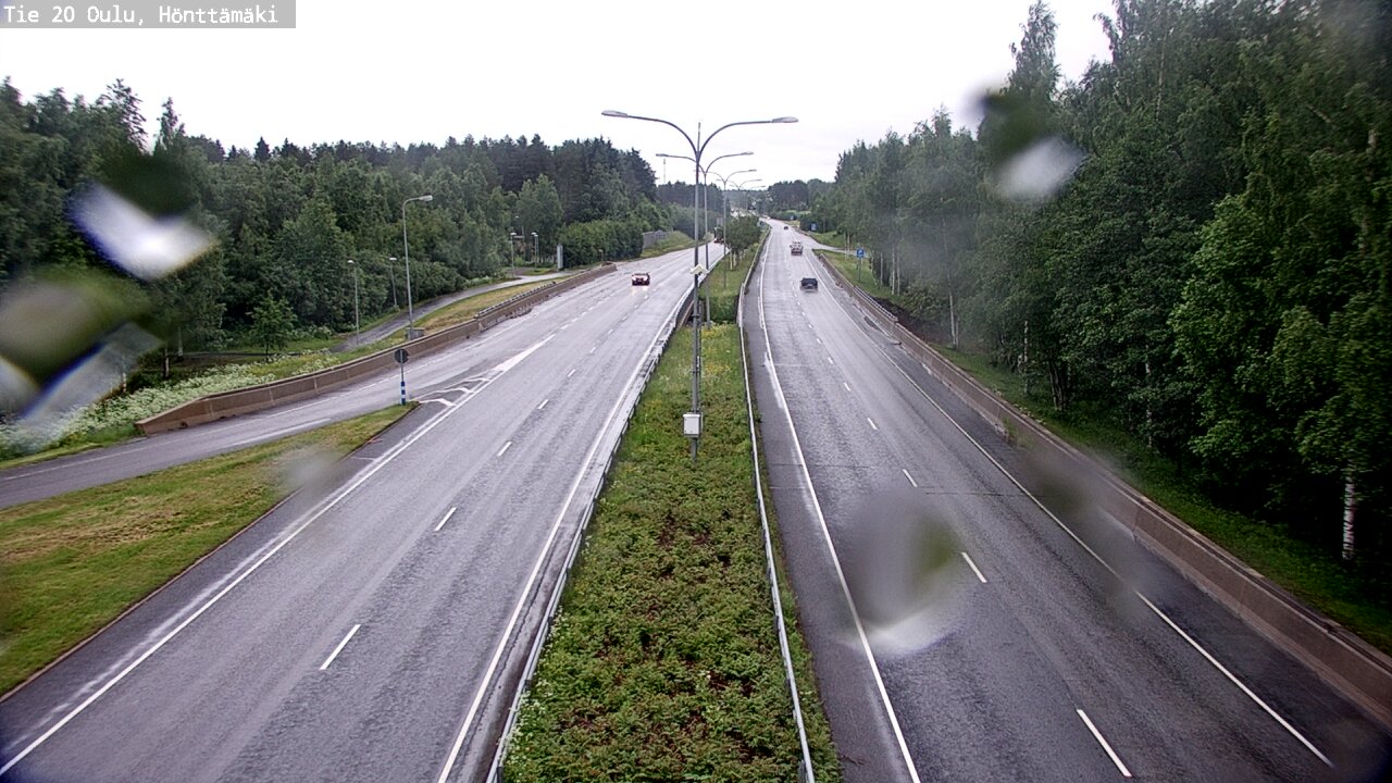 Weather Camera Image Road 20 Oulu, Hönttämäki, Oulu, Pohjois-Pohjanmaa