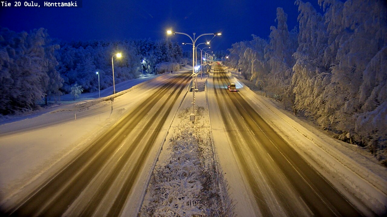 Kelikamerat Kuva Tie 20 Oulu, Hönttämäki, Oulu, Pohjois-Pohjanmaa