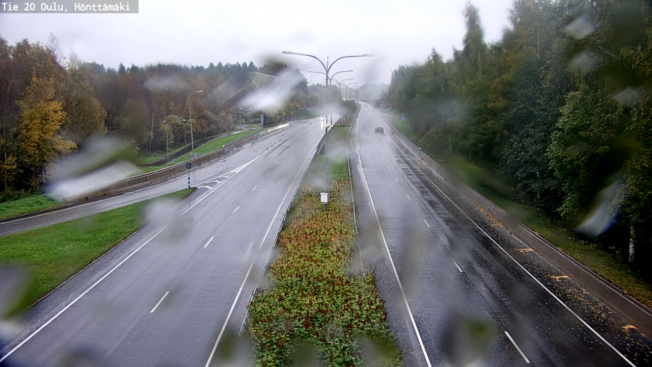 Weather Camera Image Road 20 Oulu, Hönttämäki, Oulu, Pohjois-Pohjanmaa