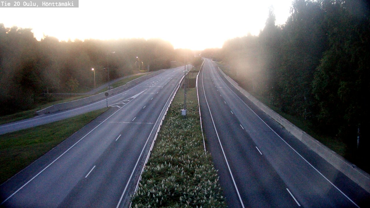 Kelikamerat Kuva Tie 20 Oulu, Hönttämäki, Oulu, Pohjois-Pohjanmaa