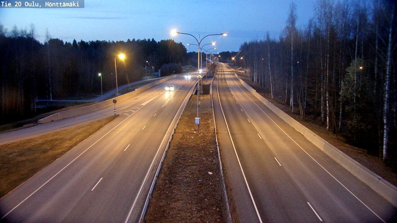 Kelikamerat Kuva Tie 20 Oulu, Hönttämäki, Oulu, Pohjois-Pohjanmaa
