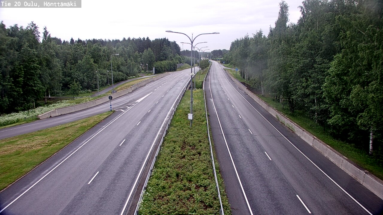Kelikamerat Kuva Tie 20 Oulu, Hönttämäki, Oulu, Pohjois-Pohjanmaa