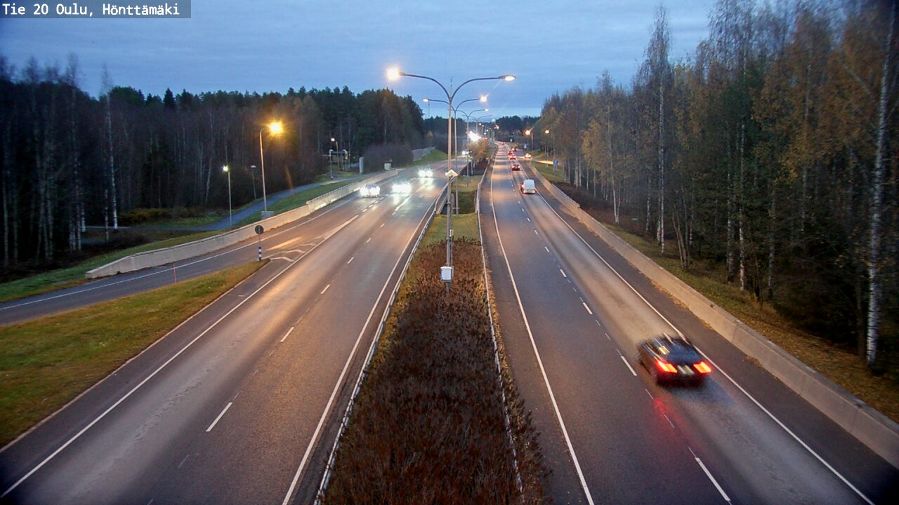 Kelikamerat Kuva Tie 20 Oulu, Hönttämäki, Oulu, Pohjois-Pohjanmaa