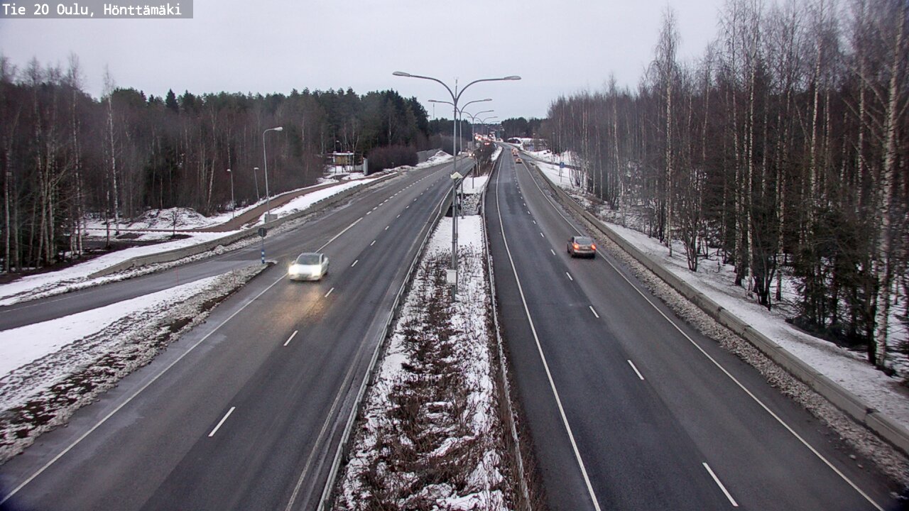 Kelikamerat Kuva Tie 20 Oulu, Hönttämäki, Oulu, Pohjois-Pohjanmaa