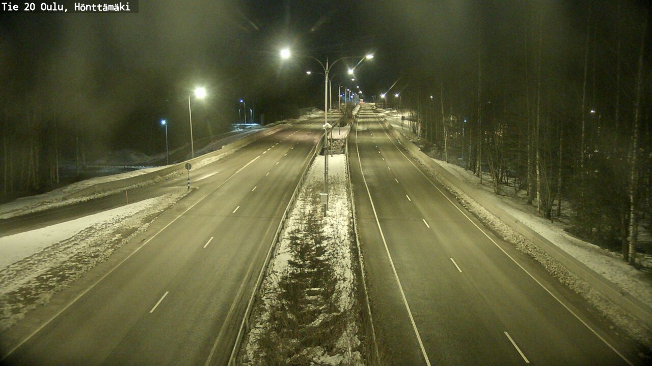 Kelikamerat Kuva Tie 20 Oulu, Hönttämäki, Oulu, Pohjois-Pohjanmaa