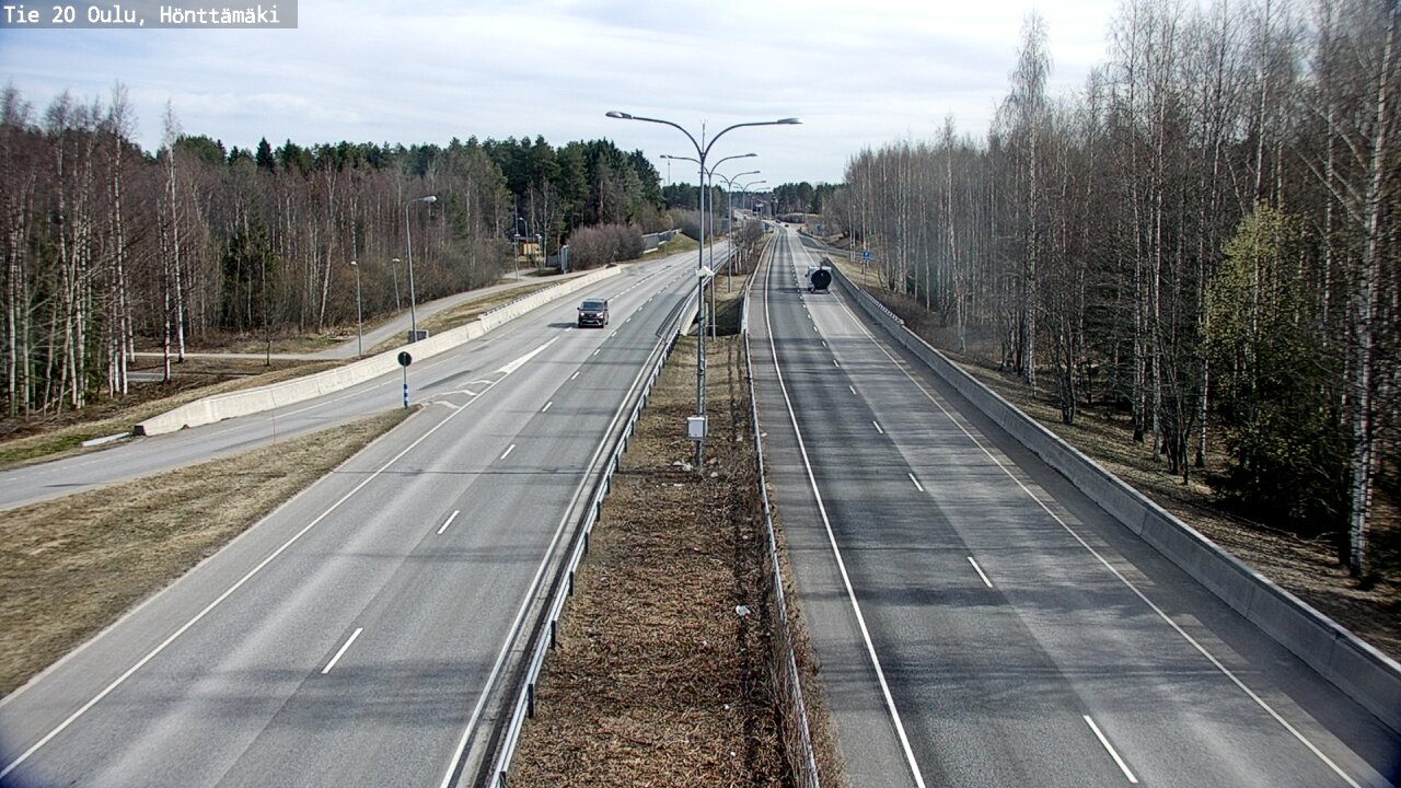 Weather Camera Image Road 20 Oulu, Hönttämäki, Oulu, Pohjois-Pohjanmaa