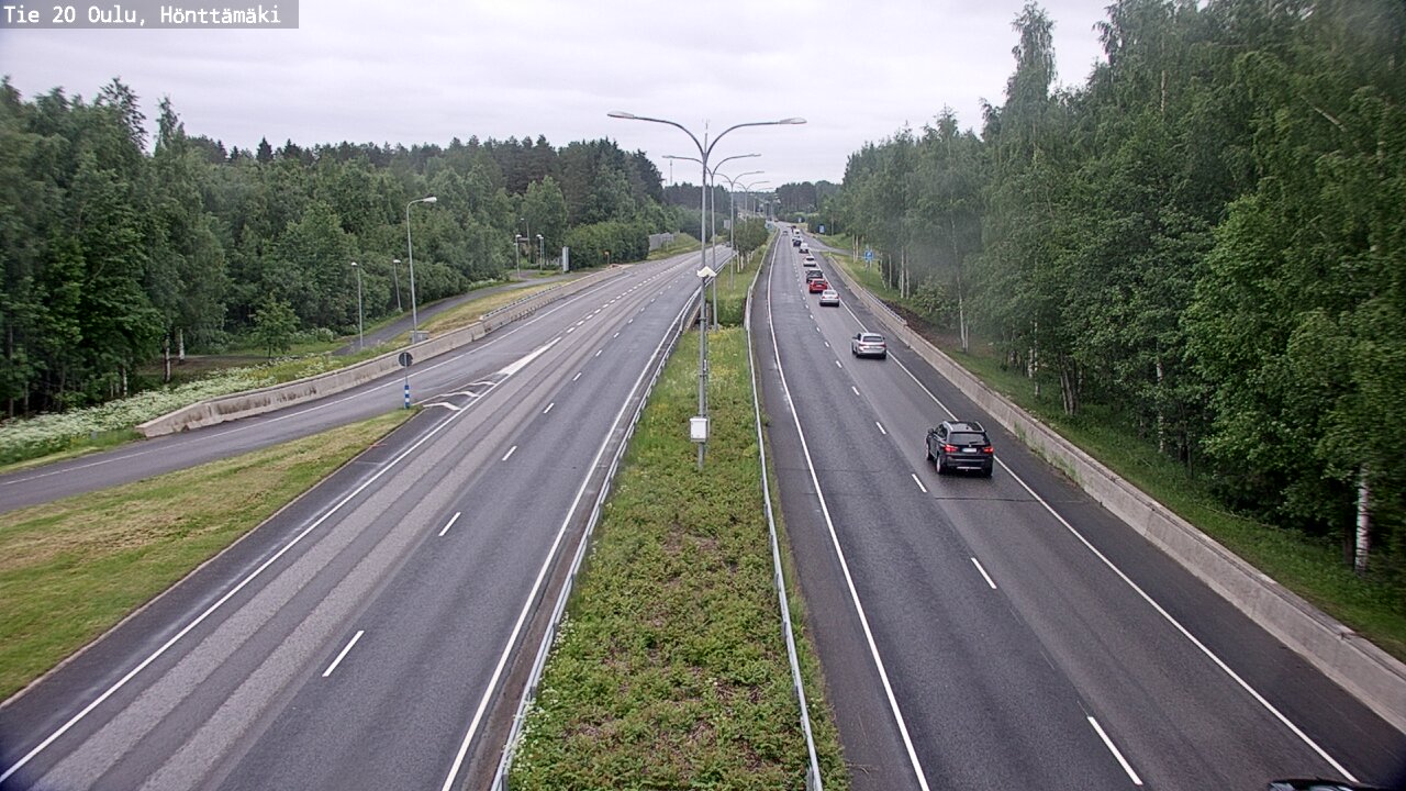 Kelikamerat Kuva Tie 20 Oulu, Hönttämäki, Oulu, Pohjois-Pohjanmaa