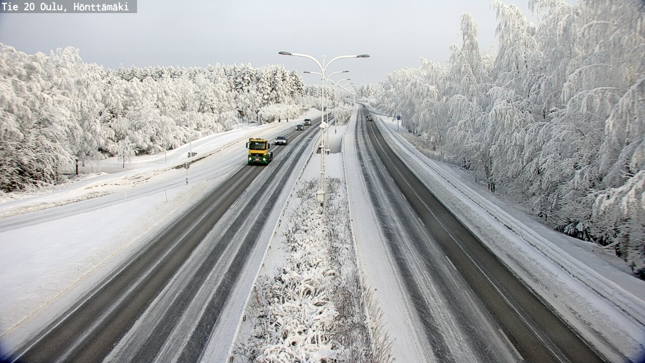 Weather Camera Image Road 20 Oulu, Hönttämäki, Oulu, Pohjois-Pohjanmaa