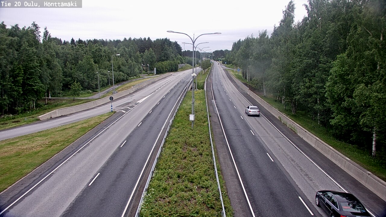 Weather Camera Image Road 20 Oulu, Hönttämäki, Oulu, Pohjois-Pohjanmaa