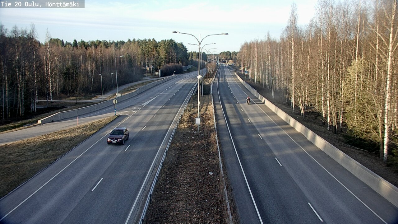 Weather Camera Image Road 20 Oulu, Hönttämäki, Oulu, Pohjois-Pohjanmaa