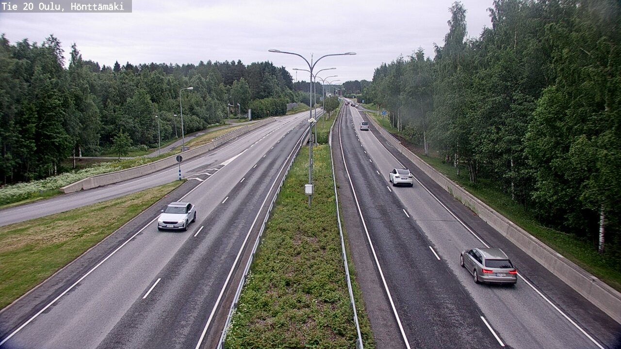 Kelikamerat Kuva Tie 20 Oulu, Hönttämäki, Oulu, Pohjois-Pohjanmaa