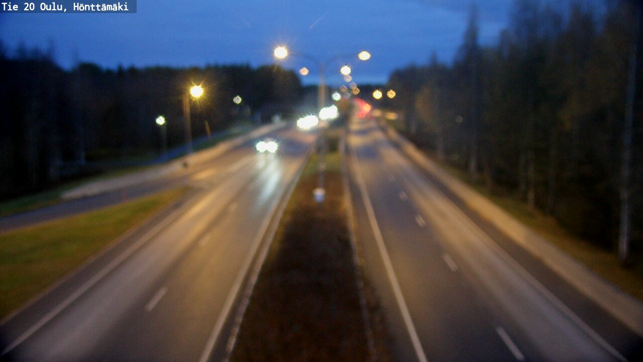 Kelikamerat Kuva Tie 20 Oulu, Hönttämäki, Oulu, Pohjois-Pohjanmaa