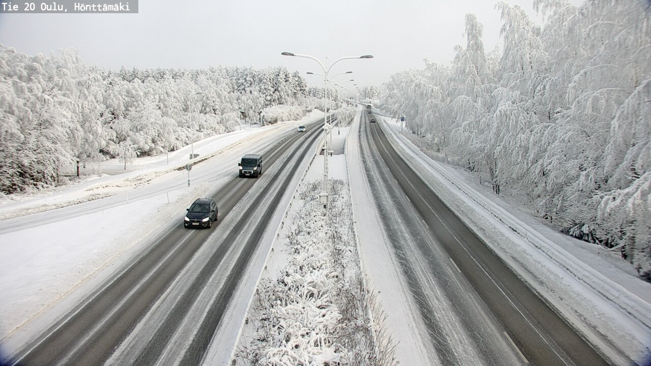 Weather Camera Image Road 20 Oulu, Hönttämäki, Oulu, Pohjois-Pohjanmaa