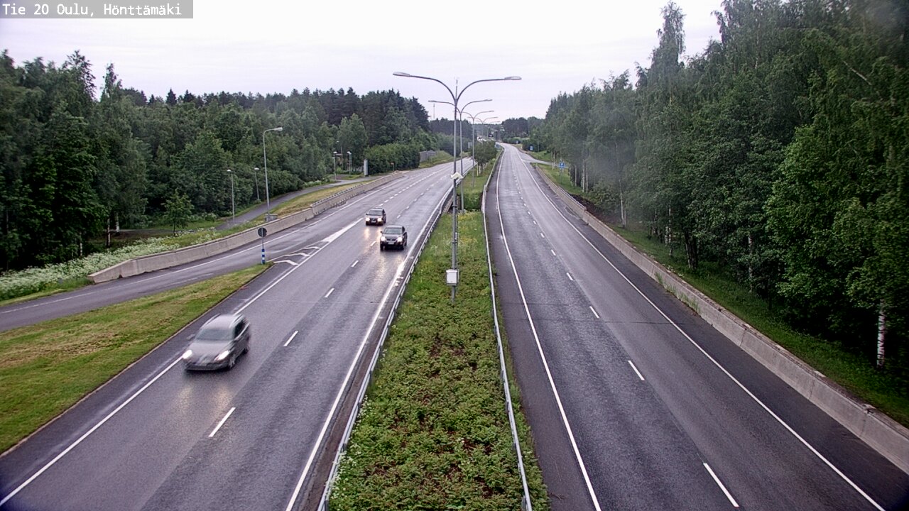 Kelikamerat Kuva Tie 20 Oulu, Hönttämäki, Oulu, Pohjois-Pohjanmaa