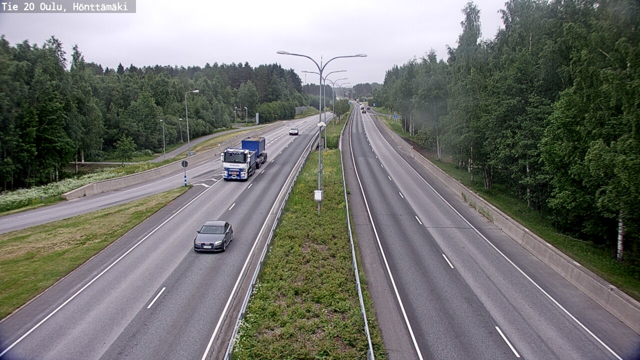 Kelikamerat Kuva Tie 20 Oulu, Hönttämäki, Oulu, Pohjois-Pohjanmaa
