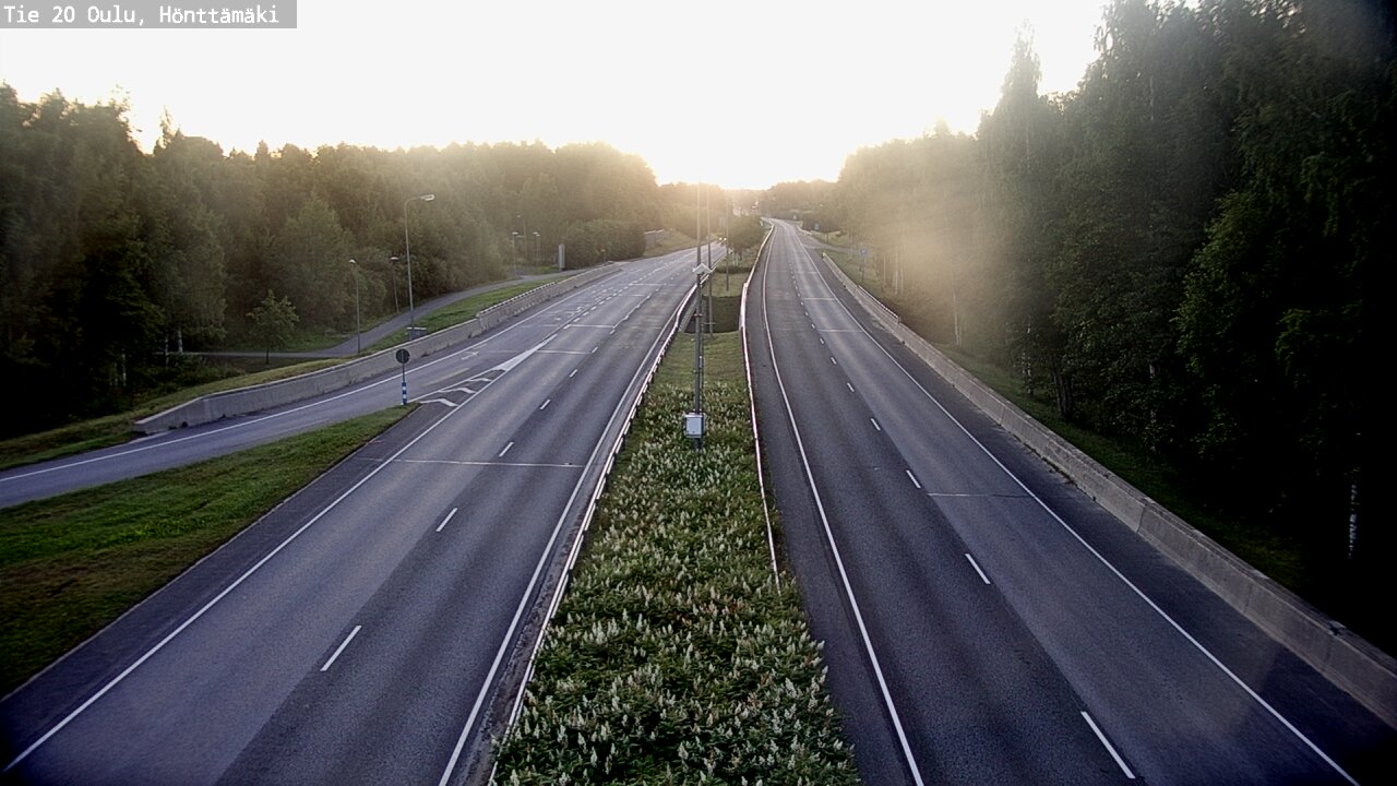 Kelikamerat Kuva Tie 20 Oulu, Hönttämäki, Oulu, Pohjois-Pohjanmaa