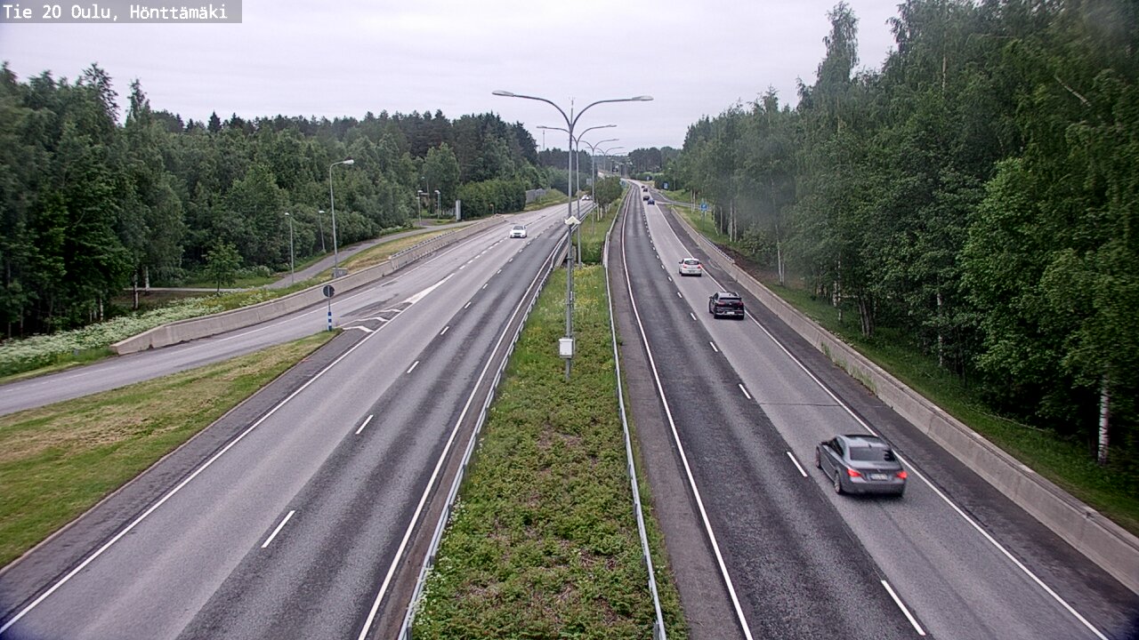 Kelikamerat Kuva Tie 20 Oulu, Hönttämäki, Oulu, Pohjois-Pohjanmaa