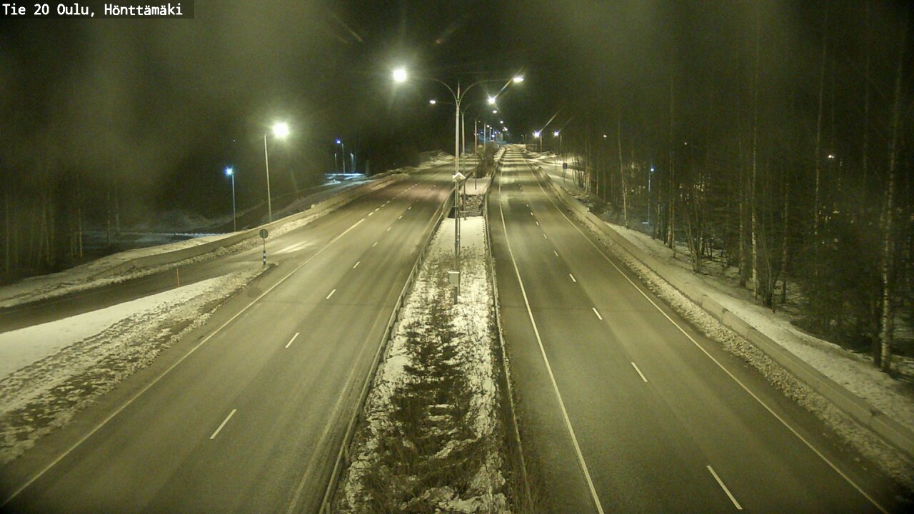 Kelikamerat Kuva Tie 20 Oulu, Hönttämäki, Oulu, Pohjois-Pohjanmaa