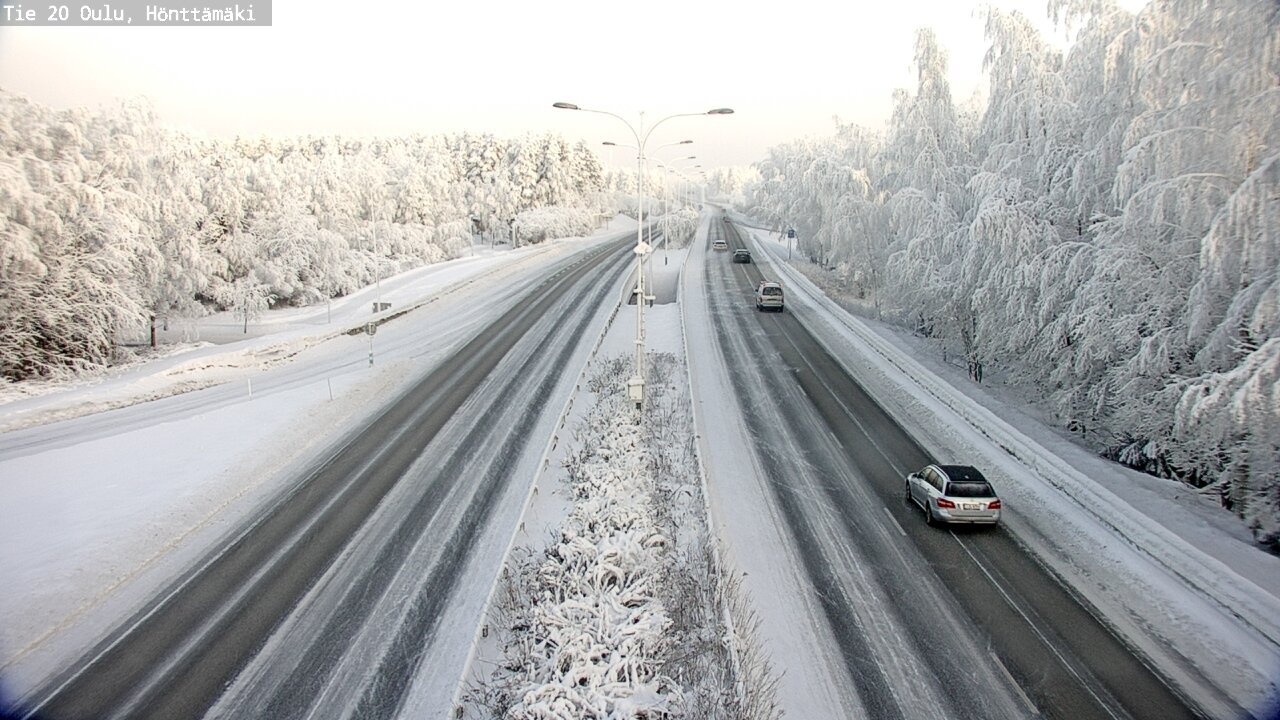 Weather Camera Image Road 20 Oulu, Hönttämäki, Oulu, Pohjois-Pohjanmaa