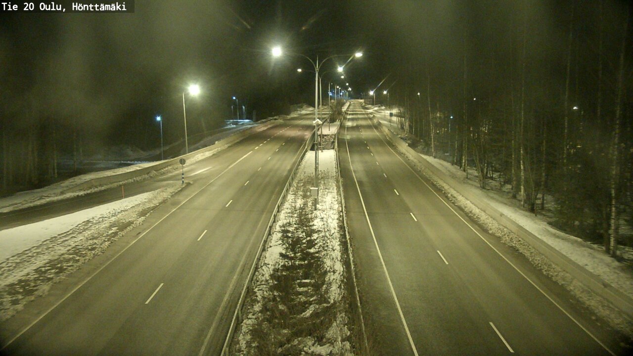 Kelikamerat Kuva Tie 20 Oulu, Hönttämäki, Oulu, Pohjois-Pohjanmaa