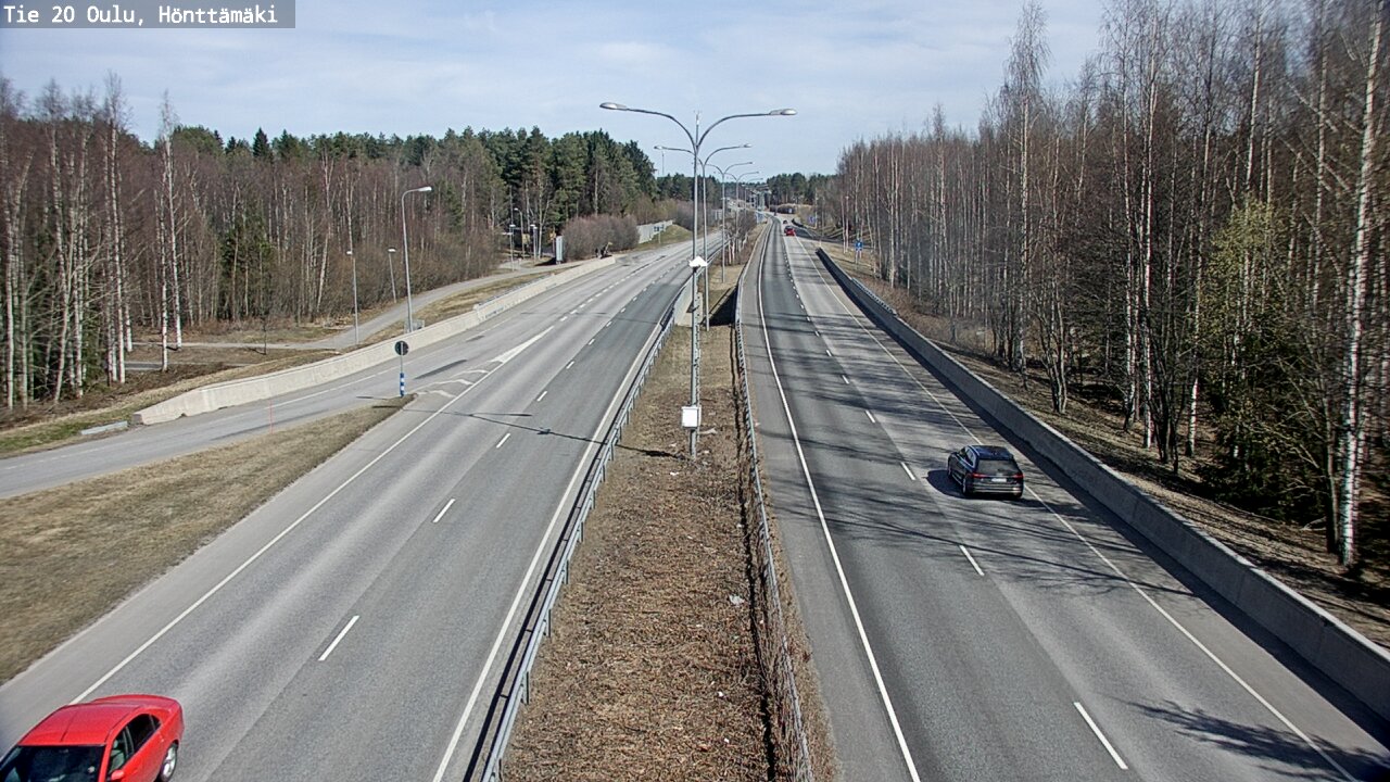 Weather Camera Image Road 20 Oulu, Hönttämäki, Oulu, Pohjois-Pohjanmaa