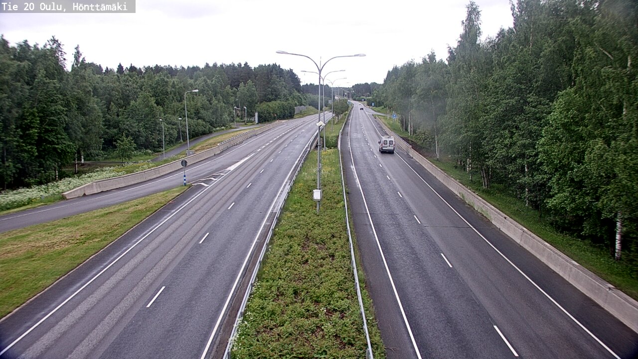 Weather Camera Image Road 20 Oulu, Hönttämäki, Oulu, Pohjois-Pohjanmaa