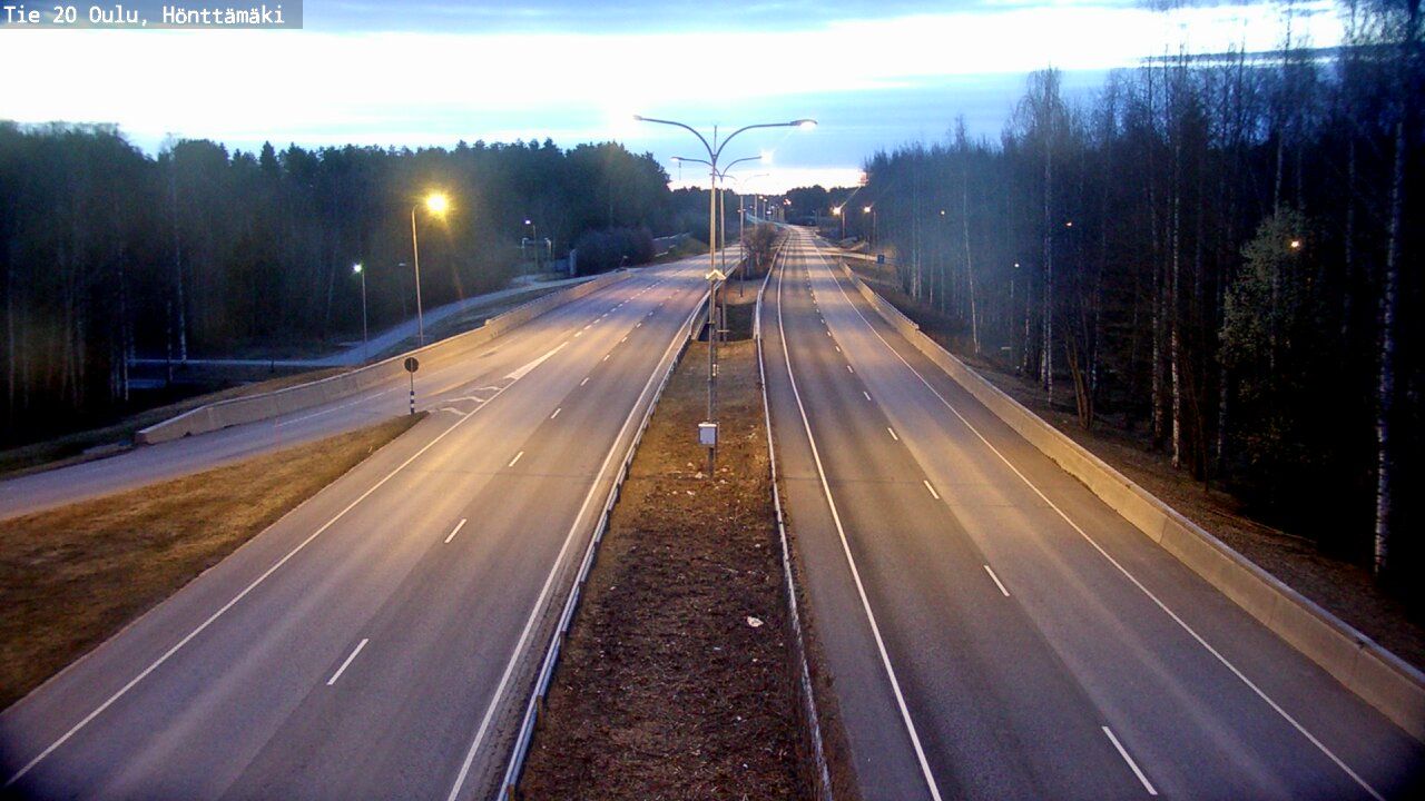 Kelikamerat Kuva Tie 20 Oulu, Hönttämäki, Oulu, Pohjois-Pohjanmaa