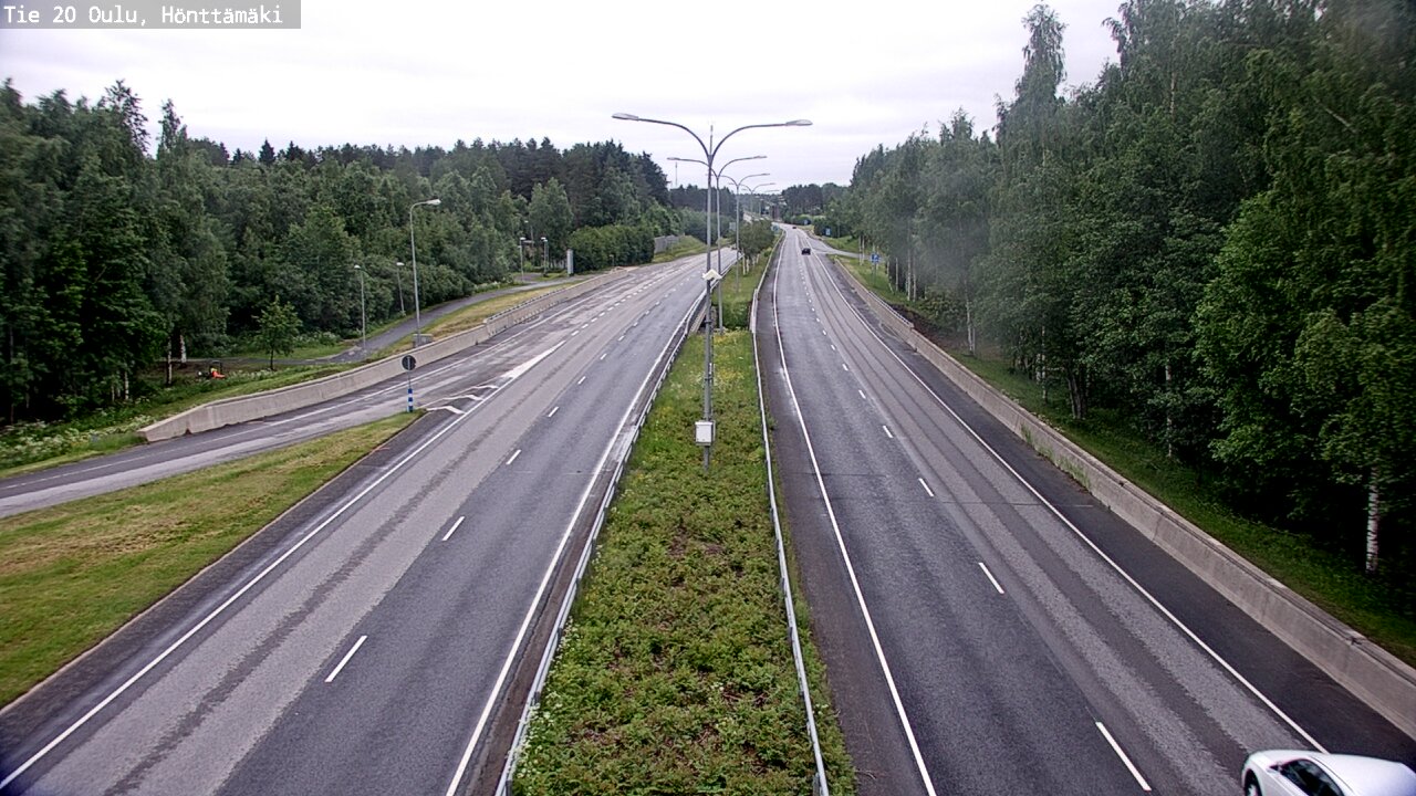 Weather Camera Image Road 20 Oulu, Hönttämäki, Oulu, Pohjois-Pohjanmaa