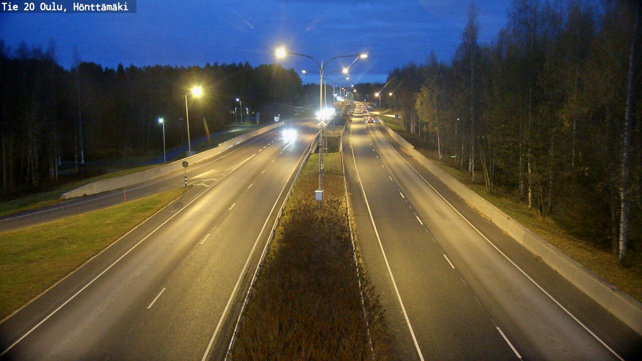 Kelikamerat Kuva Tie 20 Oulu, Hönttämäki, Oulu, Pohjois-Pohjanmaa