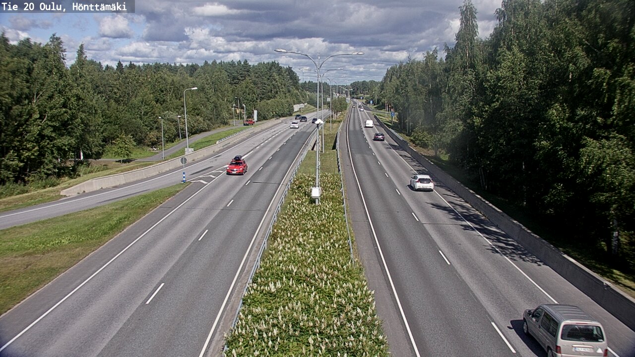 Kelikamerat Kuva Tie 20 Oulu, Hönttämäki, Oulu, Pohjois-Pohjanmaa
