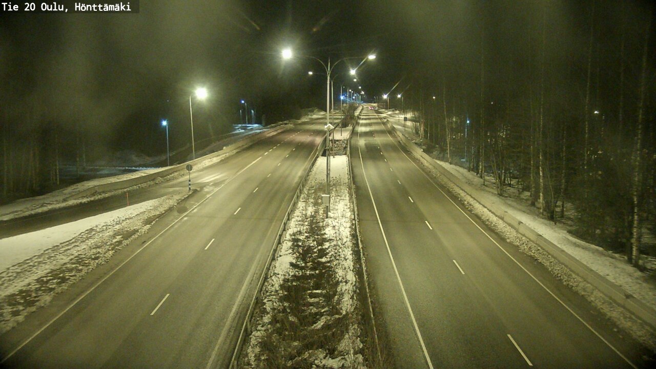 Kelikamerat Kuva Tie 20 Oulu, Hönttämäki, Oulu, Pohjois-Pohjanmaa