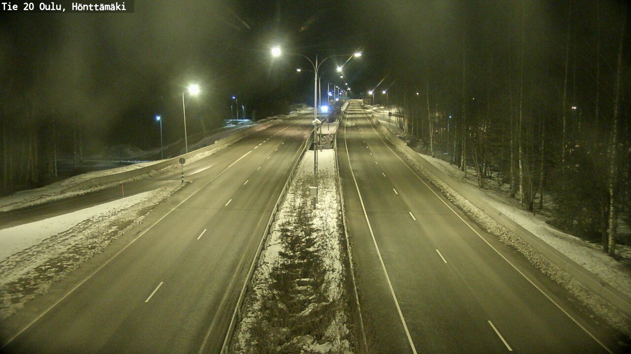 Kelikamerat Kuva Tie 20 Oulu, Hönttämäki, Oulu, Pohjois-Pohjanmaa