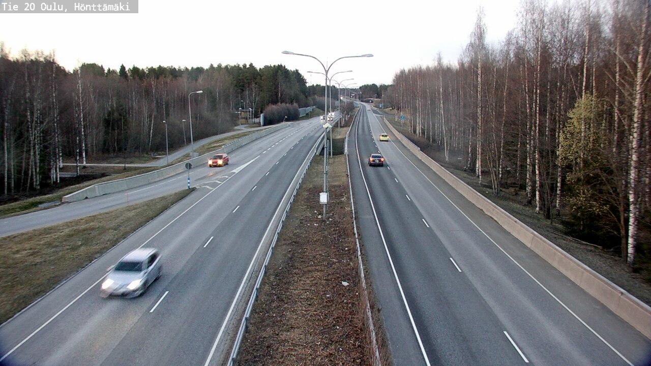 Weather Camera Image Road 20 Oulu, Hönttämäki, Oulu, Pohjois-Pohjanmaa