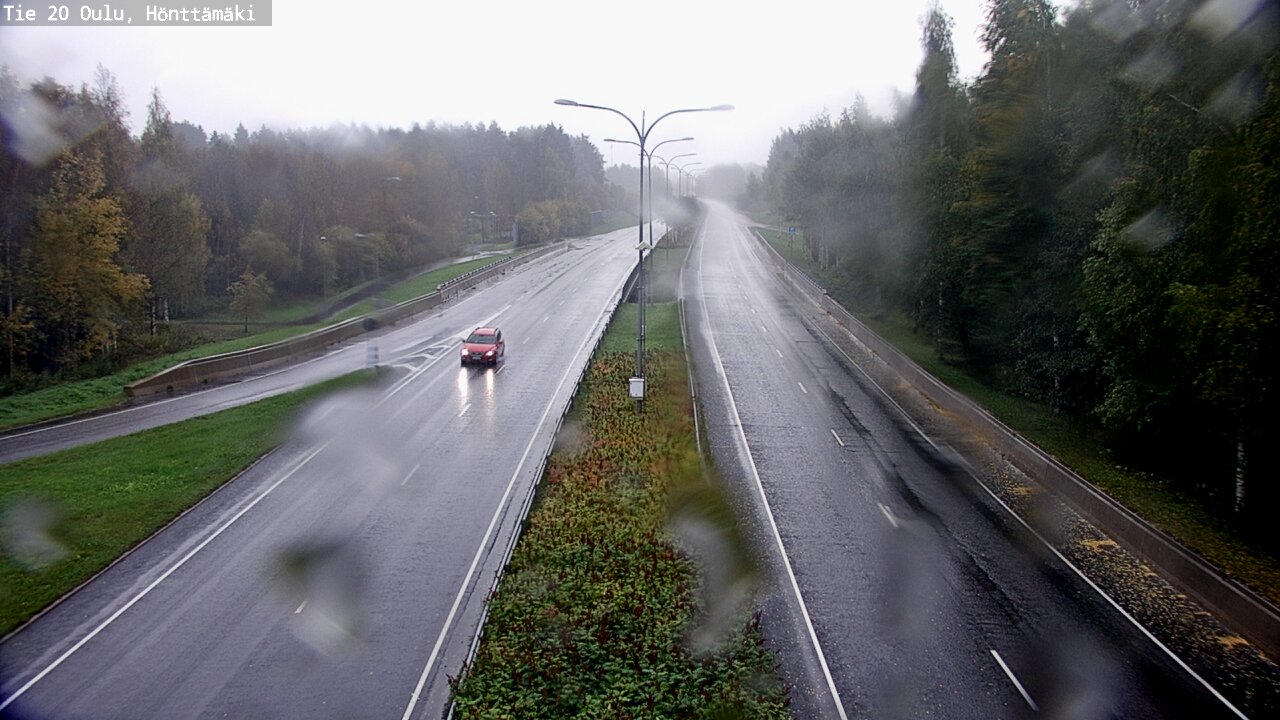Weather Camera Image Road 20 Oulu, Hönttämäki, Oulu, Pohjois-Pohjanmaa