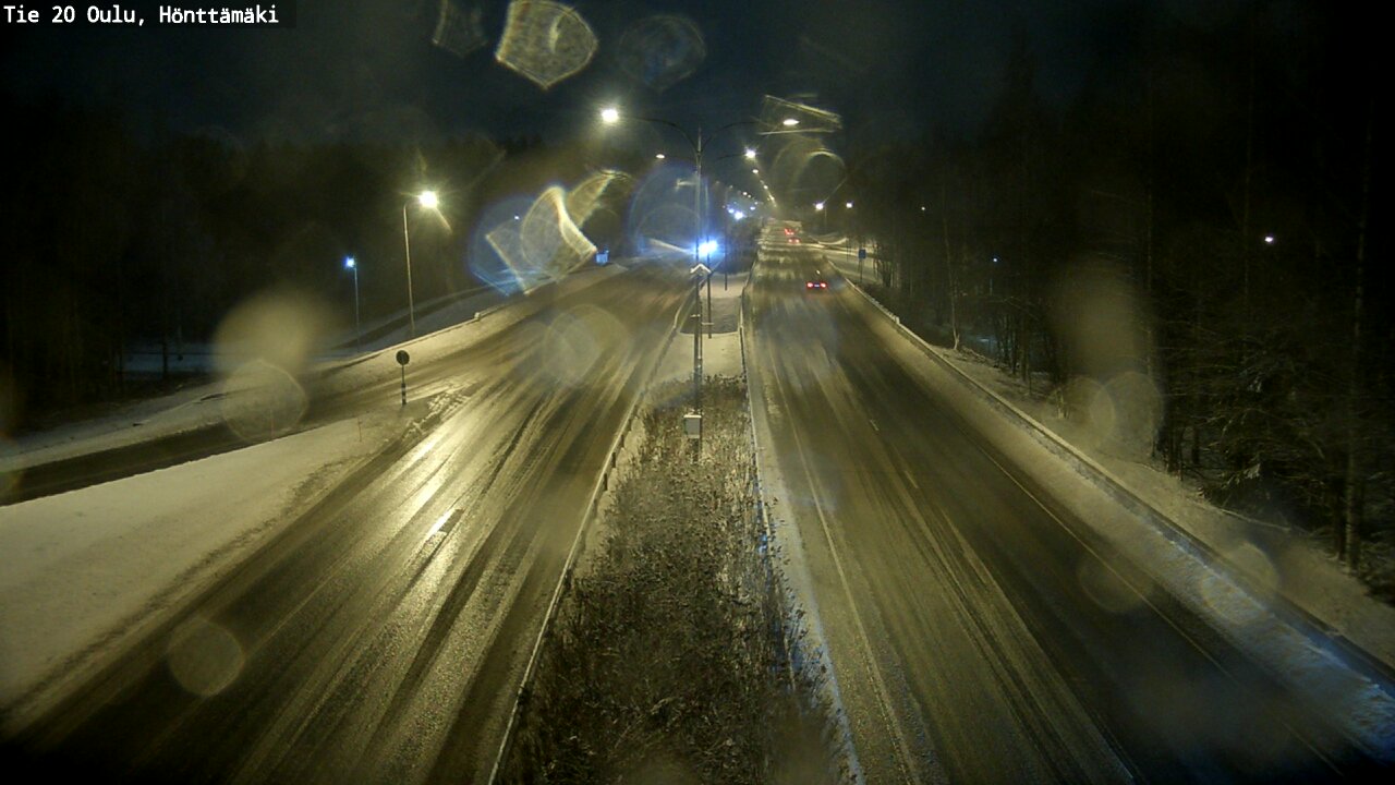 Weather Camera Image Väg 20 Oleåborg, Hönttämäki, Oulu, Pohjois-Pohjanmaa