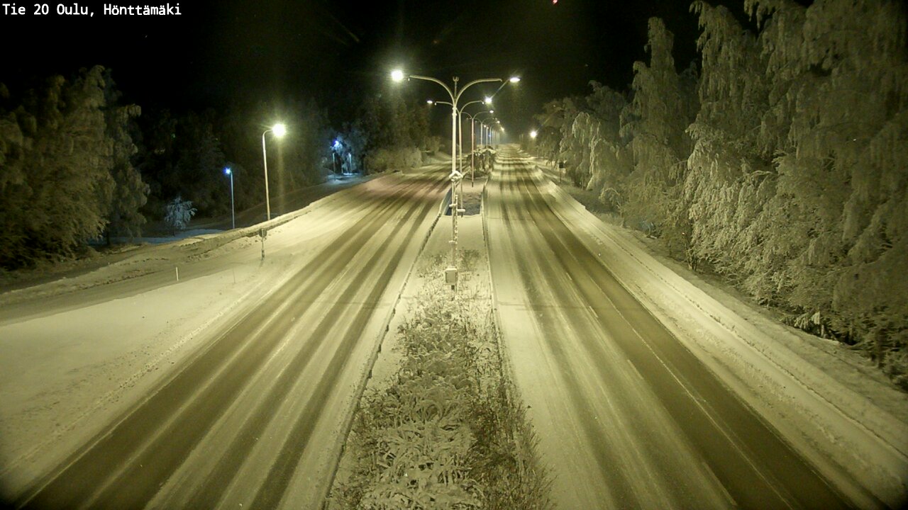 Kelikamerat Kuva Tie 20 Oulu, Hönttämäki, Oulu, Pohjois-Pohjanmaa