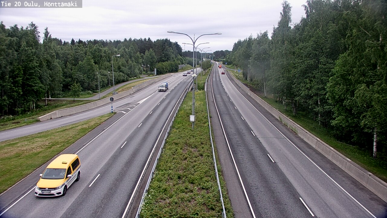 Weather Camera Image Road 20 Oulu, Hönttämäki, Oulu, Pohjois-Pohjanmaa