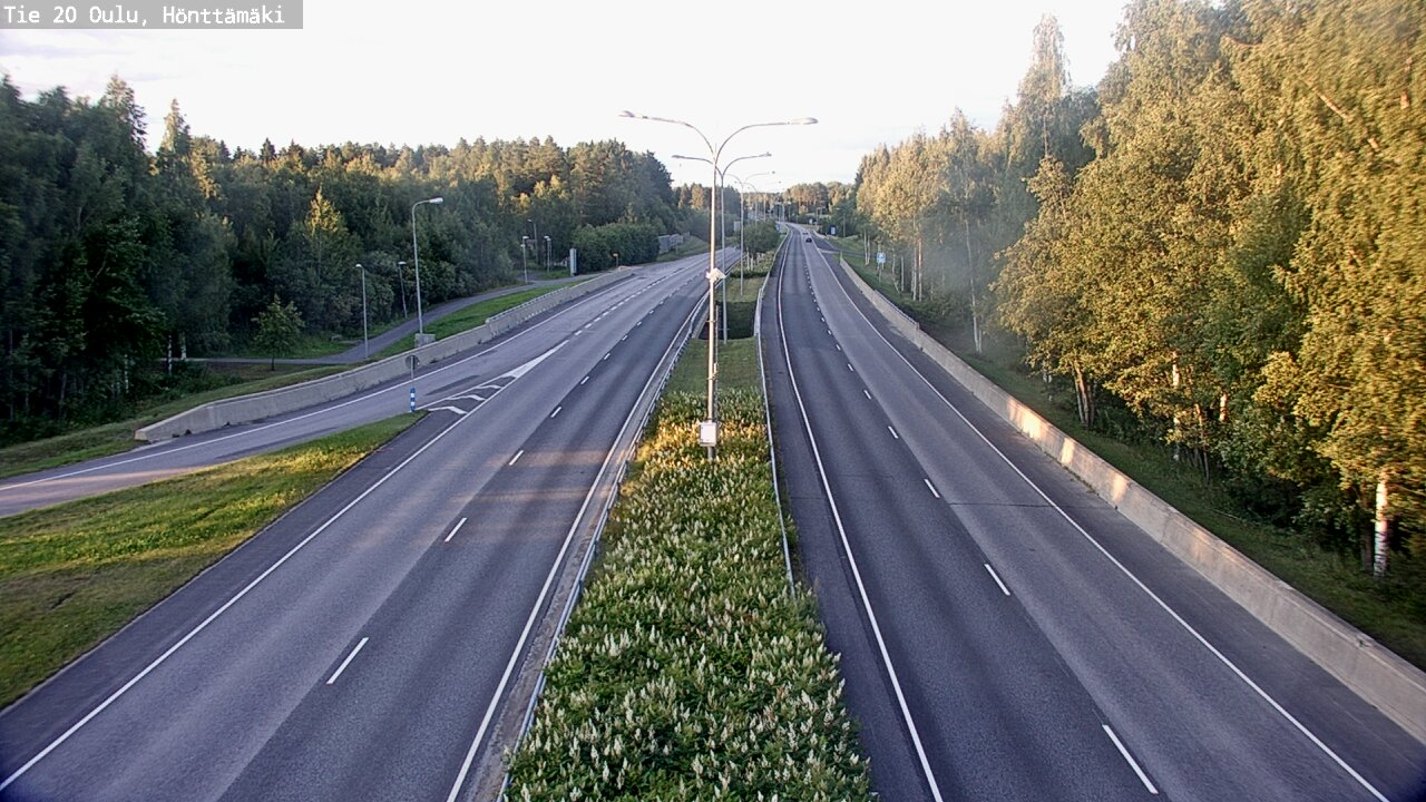 Kelikamerat Kuva Tie 20 Oulu, Hönttämäki, Oulu, Pohjois-Pohjanmaa