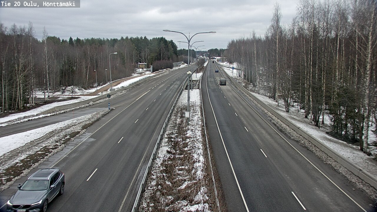Weather Camera Image Väg 20 Oleåborg, Hönttämäki, Oulu, Pohjois-Pohjanmaa