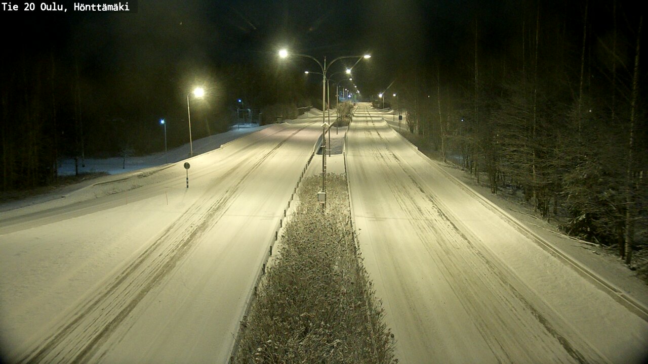 Kelikamerat Kuva Tie 20 Oulu, Hönttämäki, Oulu, Pohjois-Pohjanmaa