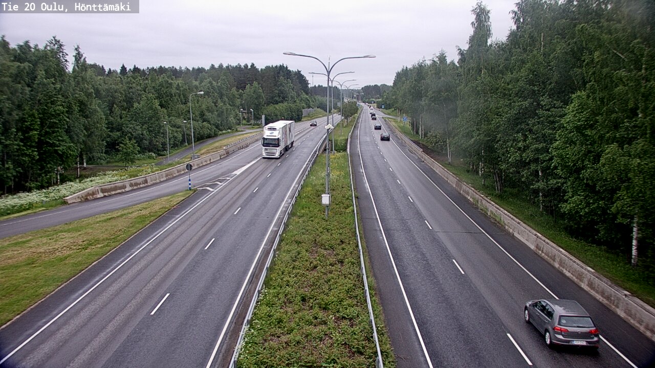 Kelikamerat Kuva Tie 20 Oulu, Hönttämäki, Oulu, Pohjois-Pohjanmaa